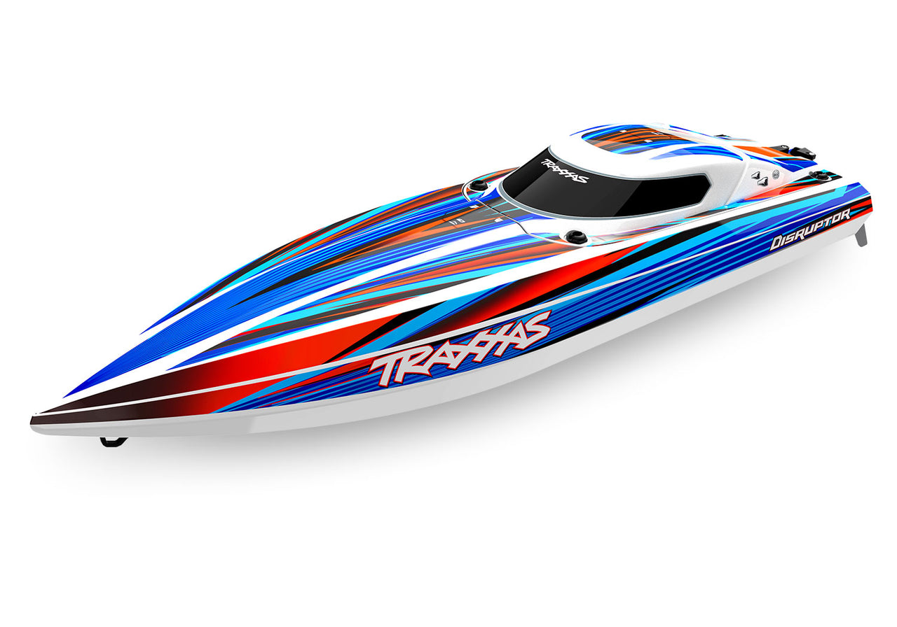 106064-4 Traxxas Disruptor High-Performance Boat, 4S VXL - Blue