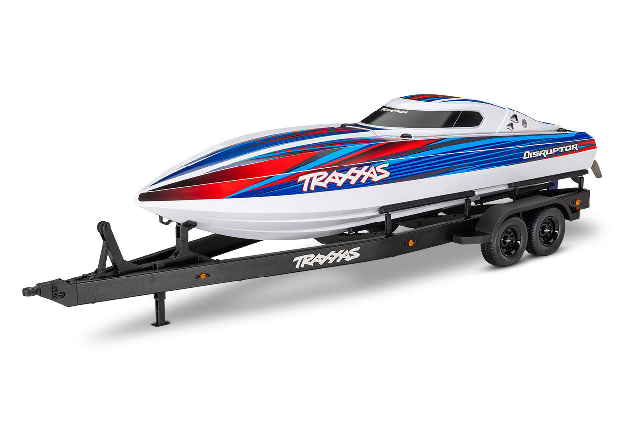 10650 Traxxas Tandem-Axle Boat Trailer Navy 10, Assembled with hitch