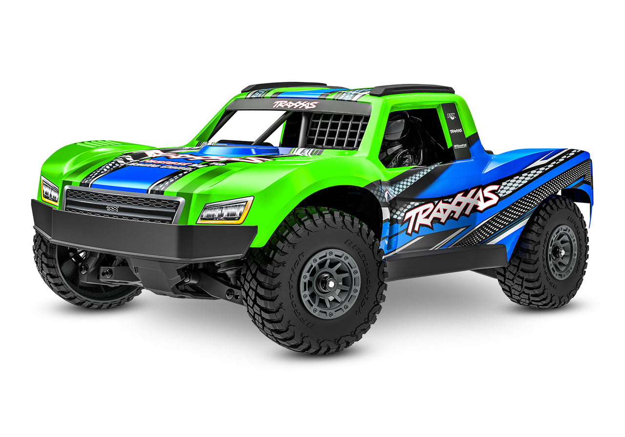 108164-1GREEN Traxxas Mini Slash BL-2S 4x4 RTR (B&C included) - Green