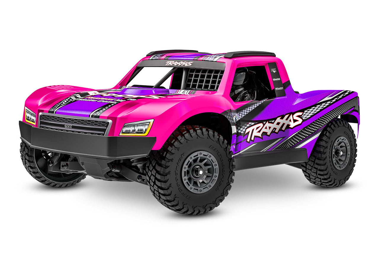 108164-1PINK Traxxas Mini Slash BL-2S 4x4 RTR (B&C included) - Pink