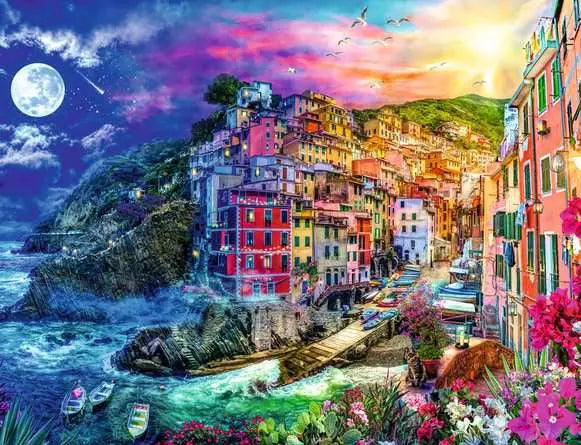 Colorful Cinque Terre 2000-Piece Puzzle