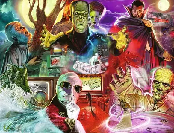 Universal Monsters 2000-Piece Puzzle