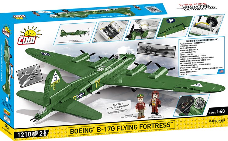 COBI-5750 COBI Boeing B-17G Flying Fortress Bomber : Set #5750