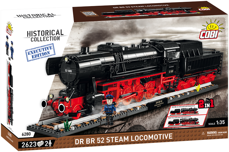 COBI-6280 COBI EXECUTIVE EDITION DR BR 52 Steam Locomotive : Set #6280