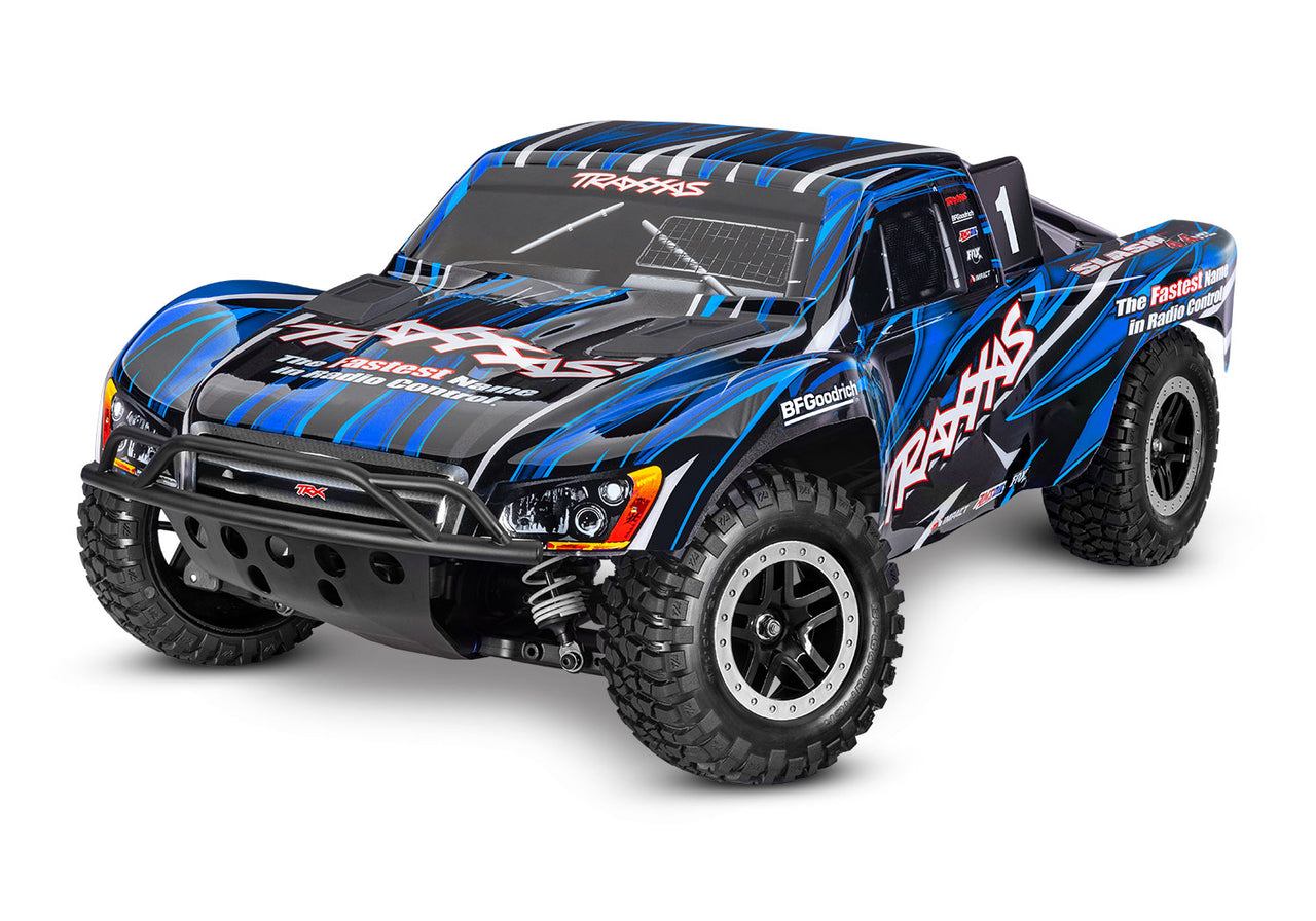 68386-4BLUE Traxxas Slash 4X4 1/10 Scale VXL Extreme HD - Blue