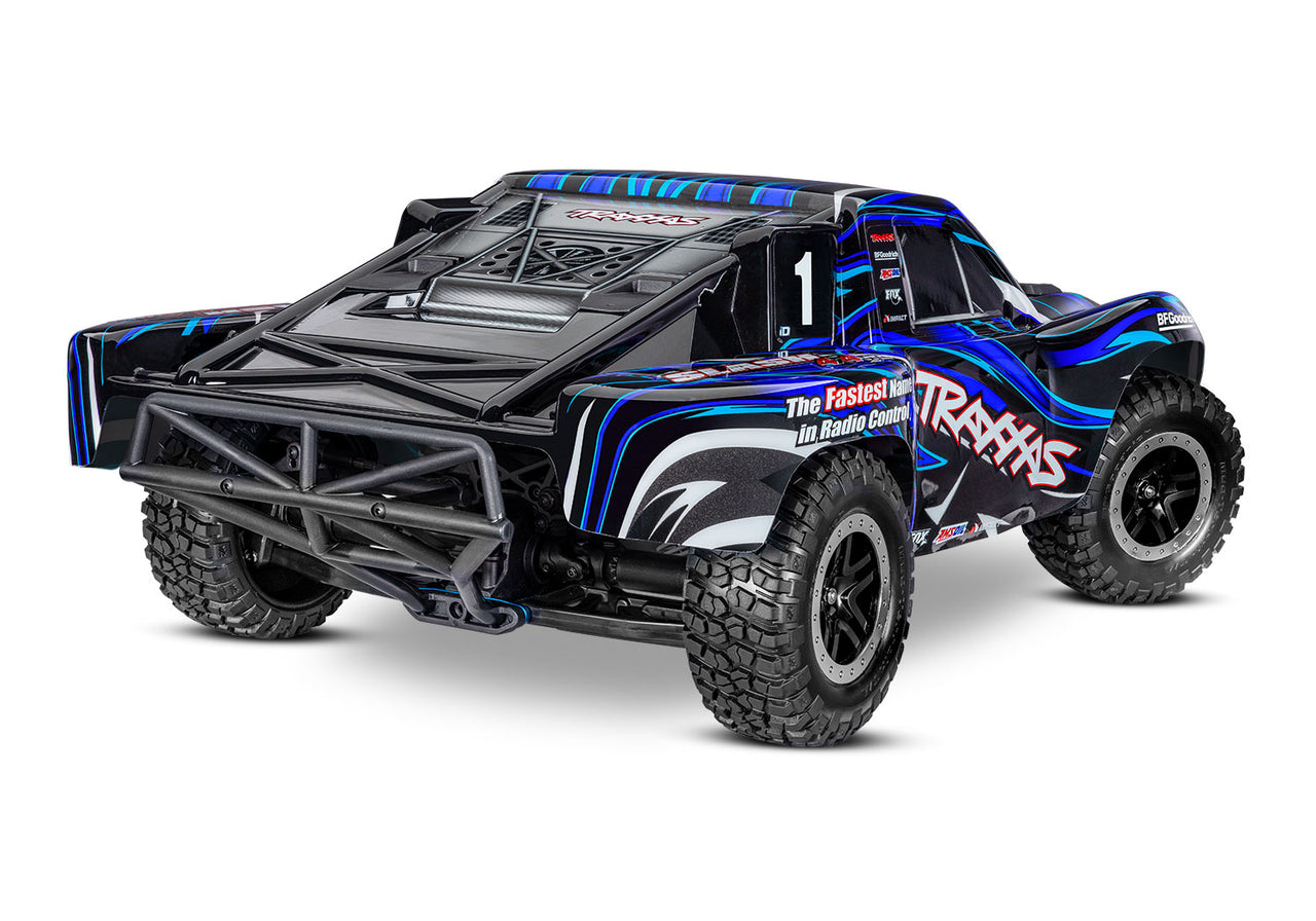 68386-4BLUE Traxxas Slash 4X4 1/10 Scale VXL Extreme HD - Blue