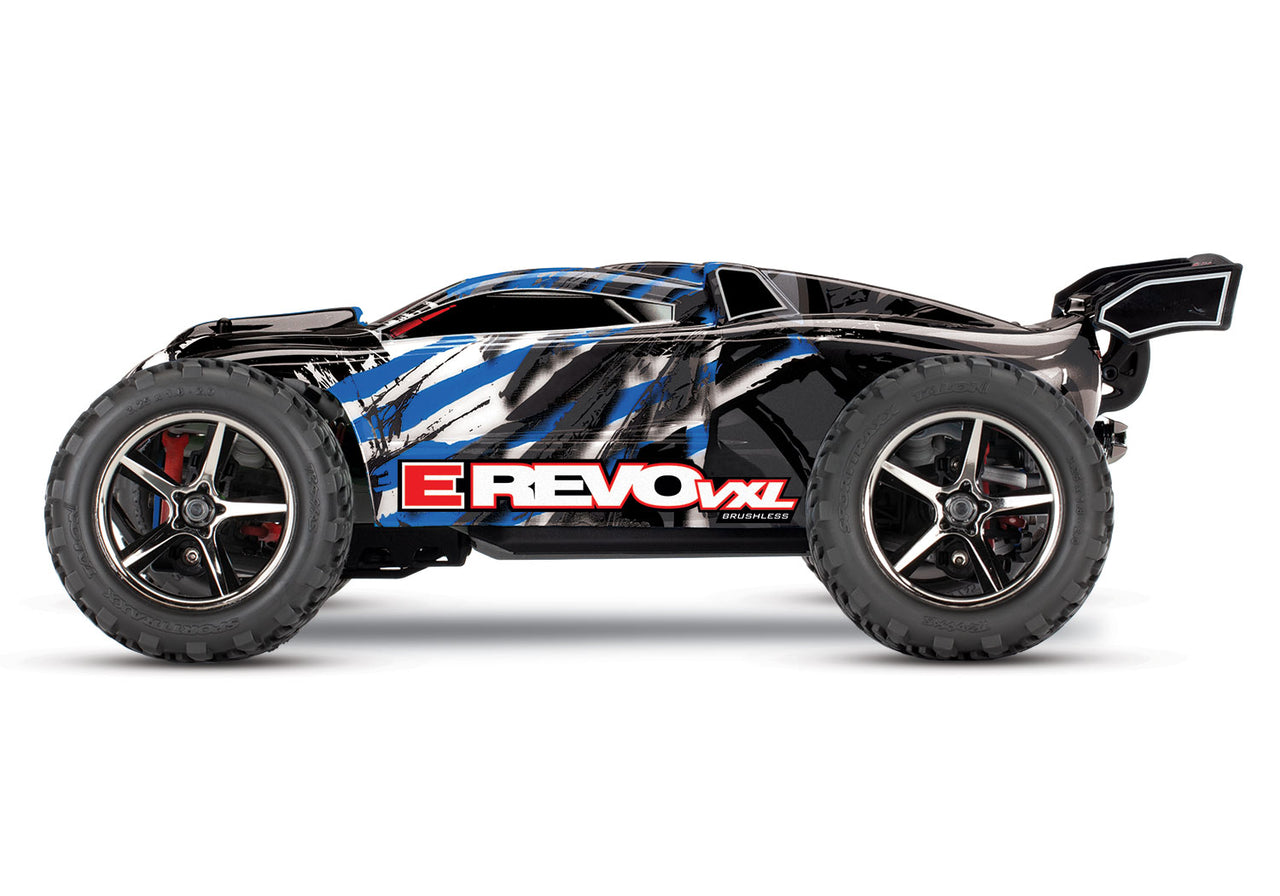 71076-8BLEX Traxxas E-Revo VXL 1/16 4WD Monster Truck RTR - BLUEX