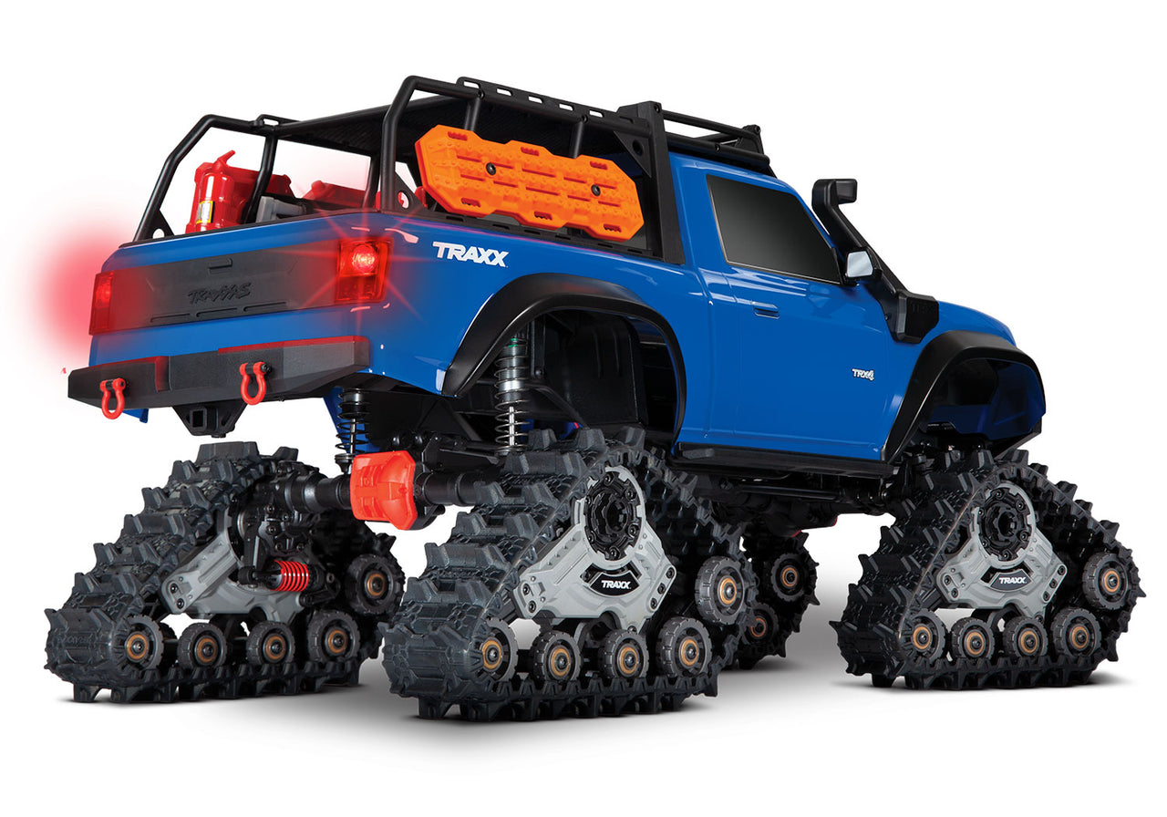 82234-4BLUE Traxxas TRX-4 with Deep-Terrain Traxx ( Clipless body ) - Blue