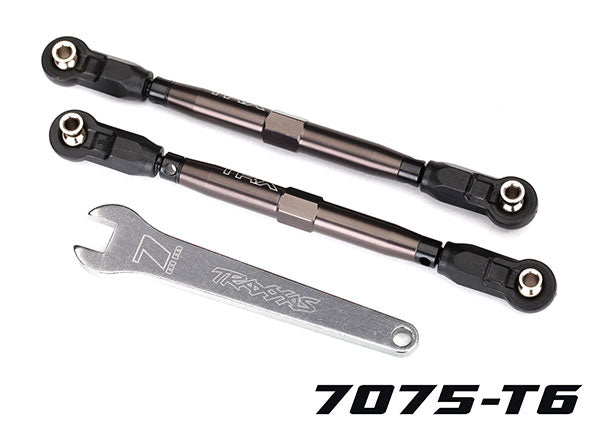8547A Traxxas Toe links, delantero, Unlimited Desert Racer titanio oscuro