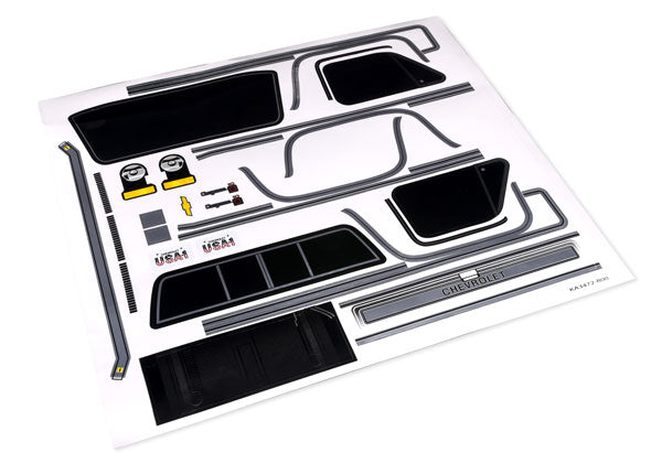 9299 Traxxas Decal Sheet 1979 Chevrolet K10 Truck