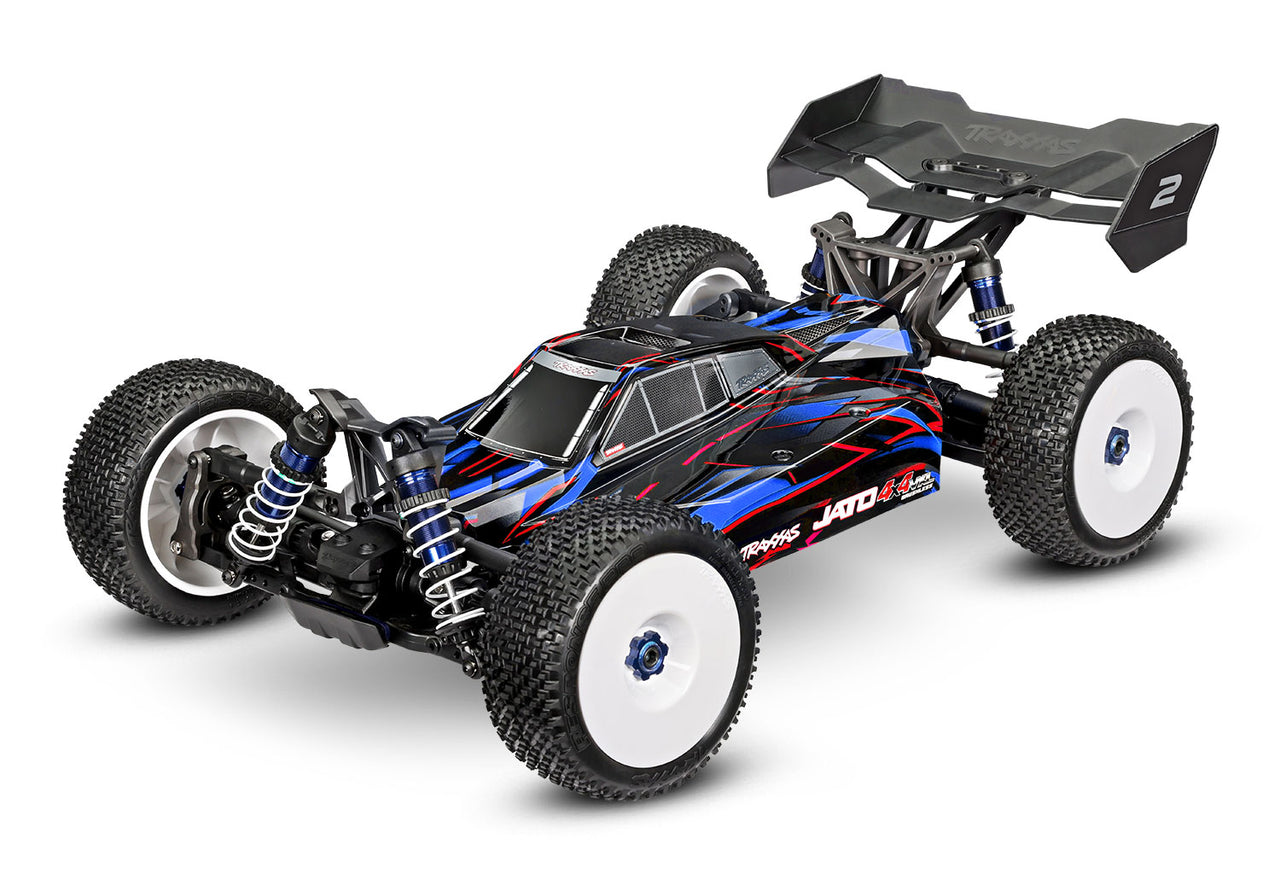 90386-4BLUE Traxxas Jato 4x4 VXL 1/8 Scale w/ Clipless Body - Blue