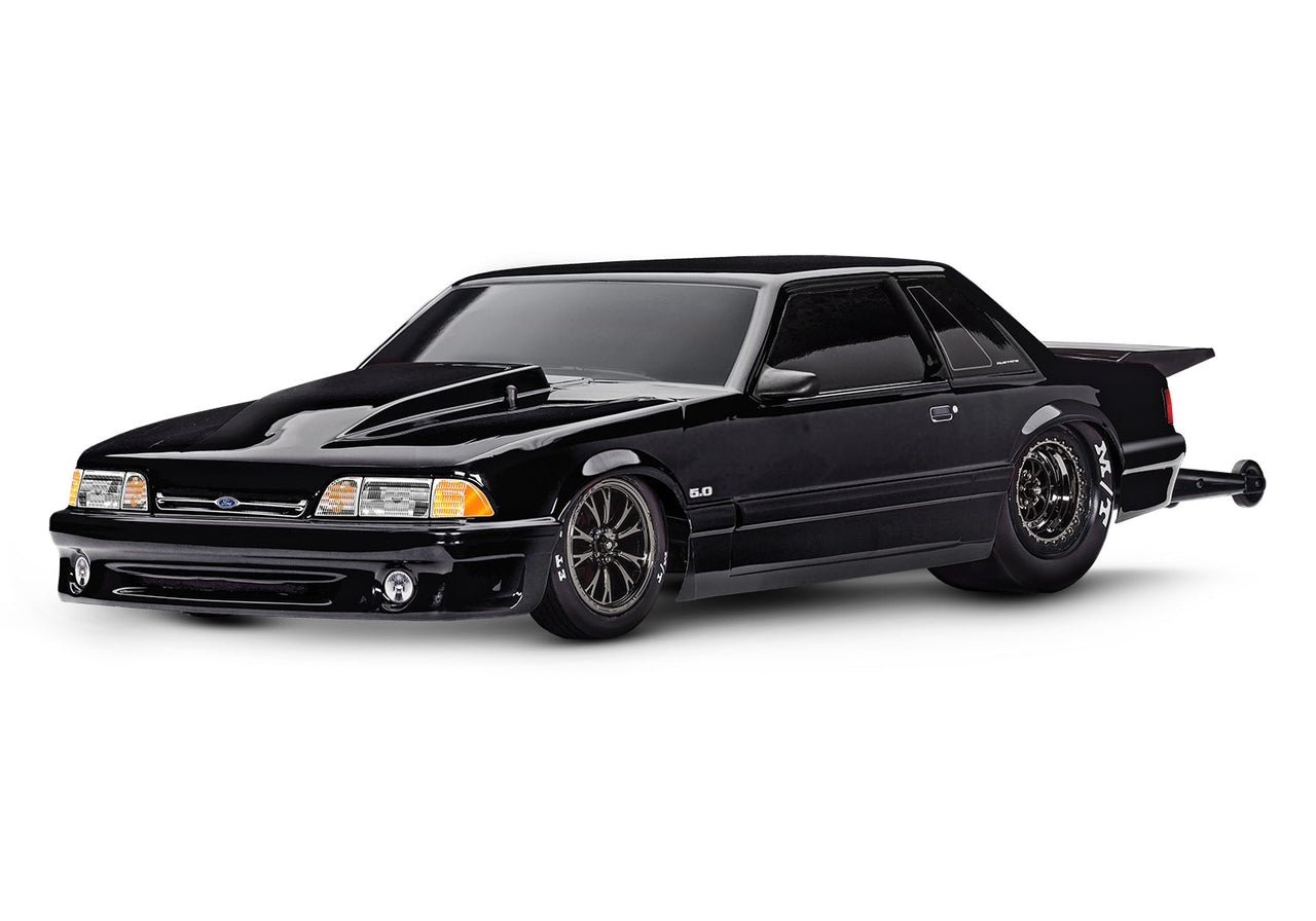 94046-4BLACK Traxxas Ford Mustang 5.0 Drag Slash RTR - Black [FREE Set of Tires 9475A or 9475X]