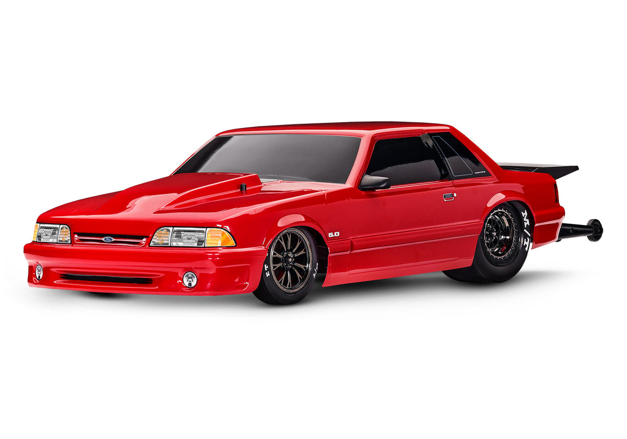 94046-4RED Traxxas Ford Mustang 5.0 Drag Slash RTR - Red [FREE Set of Tires 9475A or 9475X]