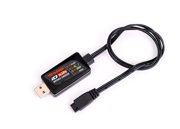 Cargador USB 9767 Traxxas (2 celdas, 7,4 voltios)