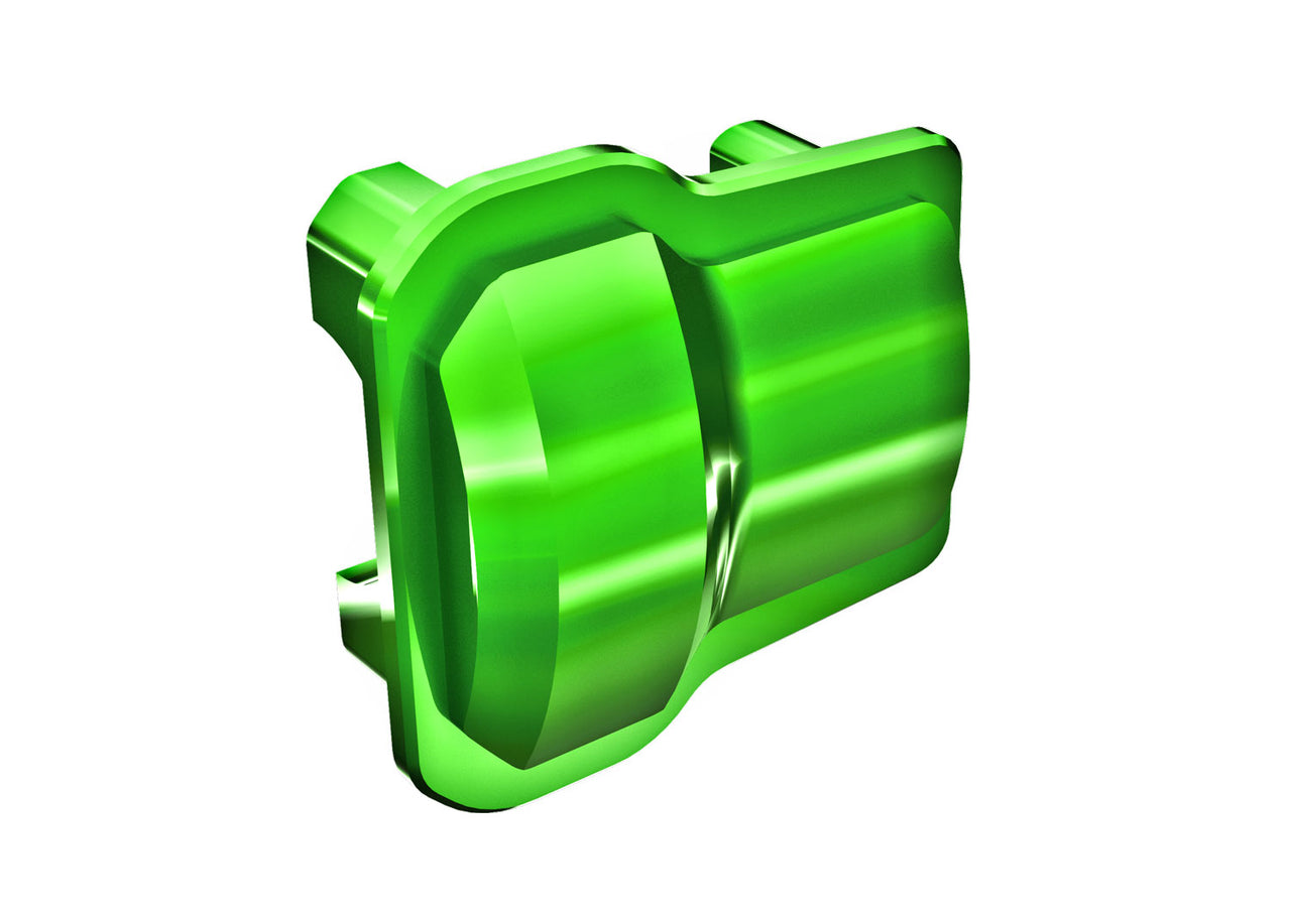 9787-GRN Cubierta del eje Traxxas, aluminio 6061-T6 (anodizado en verde) (2)
