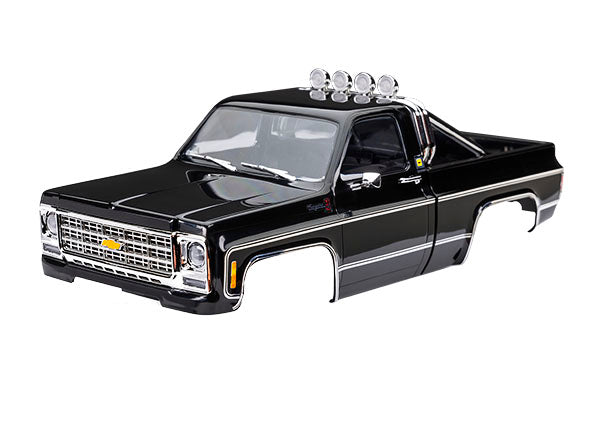 9811-BLK Traxxas Body Chevrolet K10 Truck (1979) Complete, Black