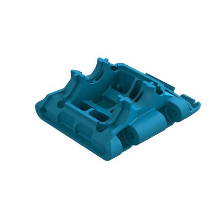 ARA320788 Soporte trasero inferior para patín/caja de cambios, azul