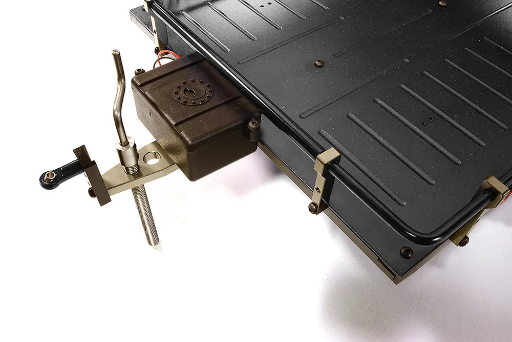 Integy Alloy Flatbed Dual Axle Car Trailer-1/10 RC Black