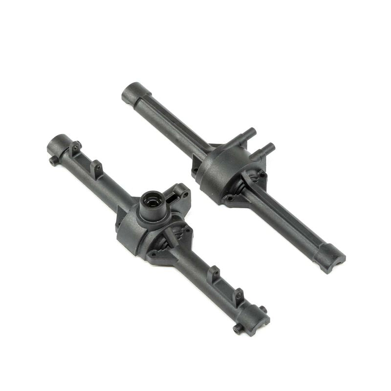 ECX222000 Front/Rear Axle Housing V3 (132mm): 1.9 Barrage Kit, Doomsday, Barrage 2.0