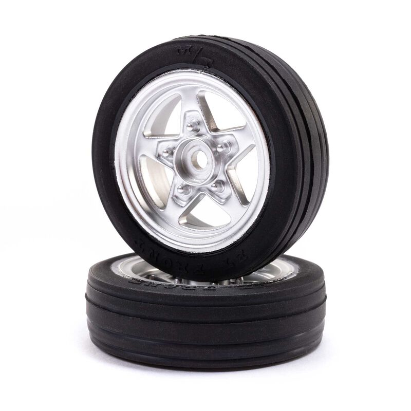 LOS41040 Mickey Thompson, Front Tire, Premounted: Mini Drag