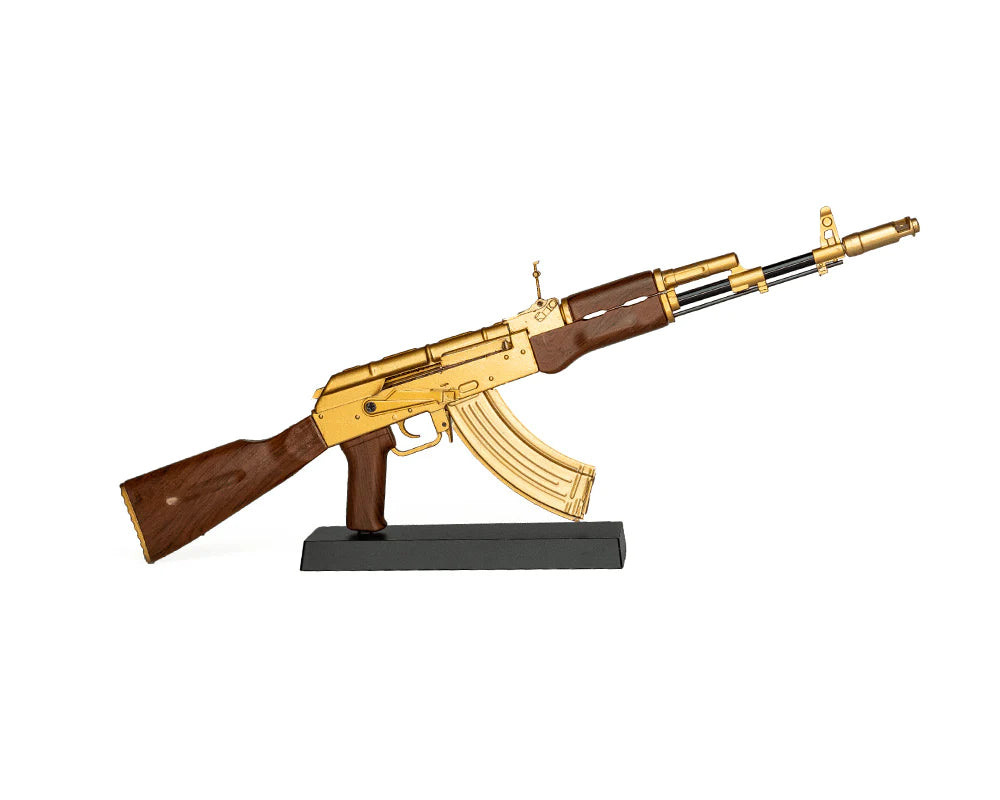 AK-GOLD MINIATURE GOLD AK47 MODEL