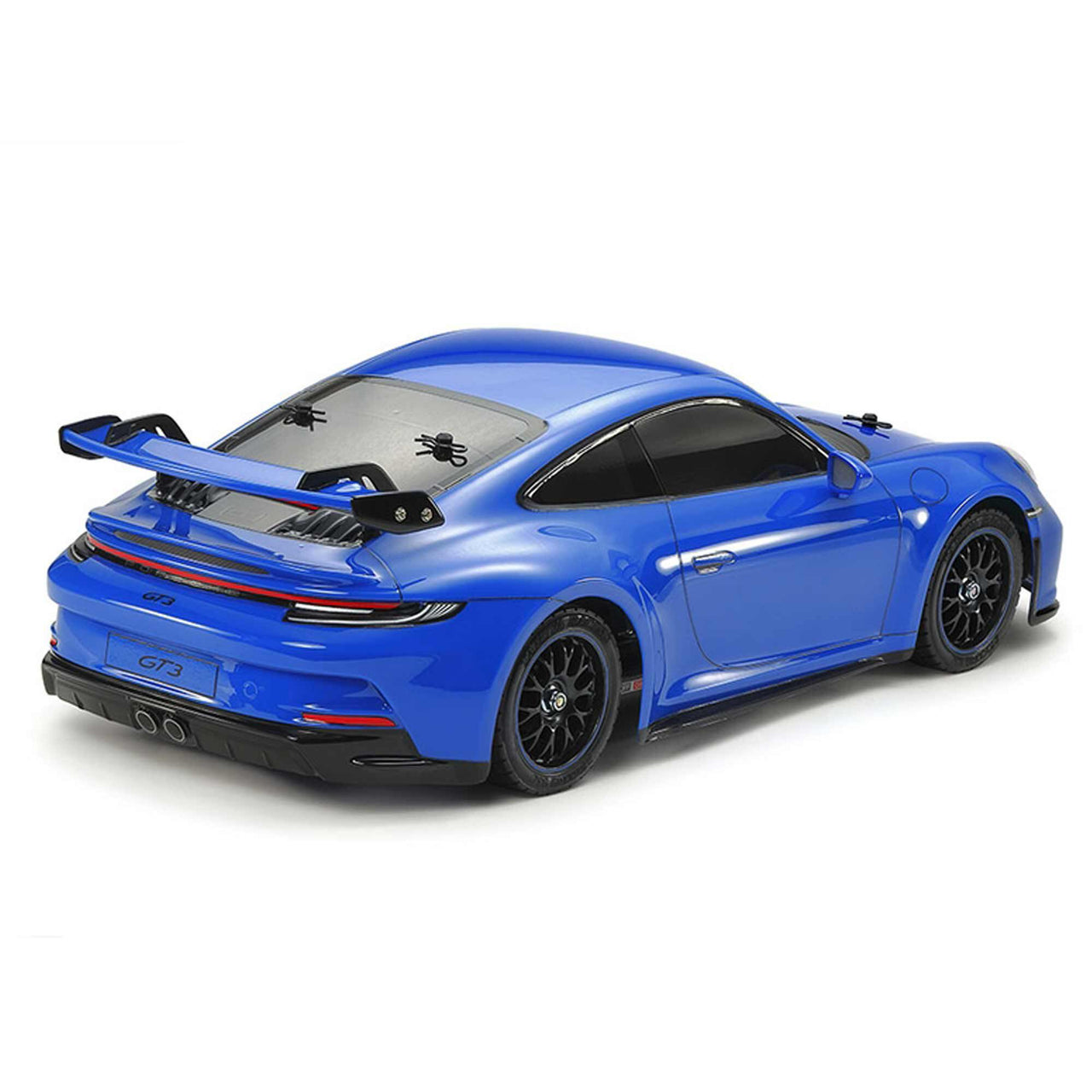 47496 1/10 RC Porsche 911 GT3 (992) (carrosserie peinte en bleu) (TT-02)