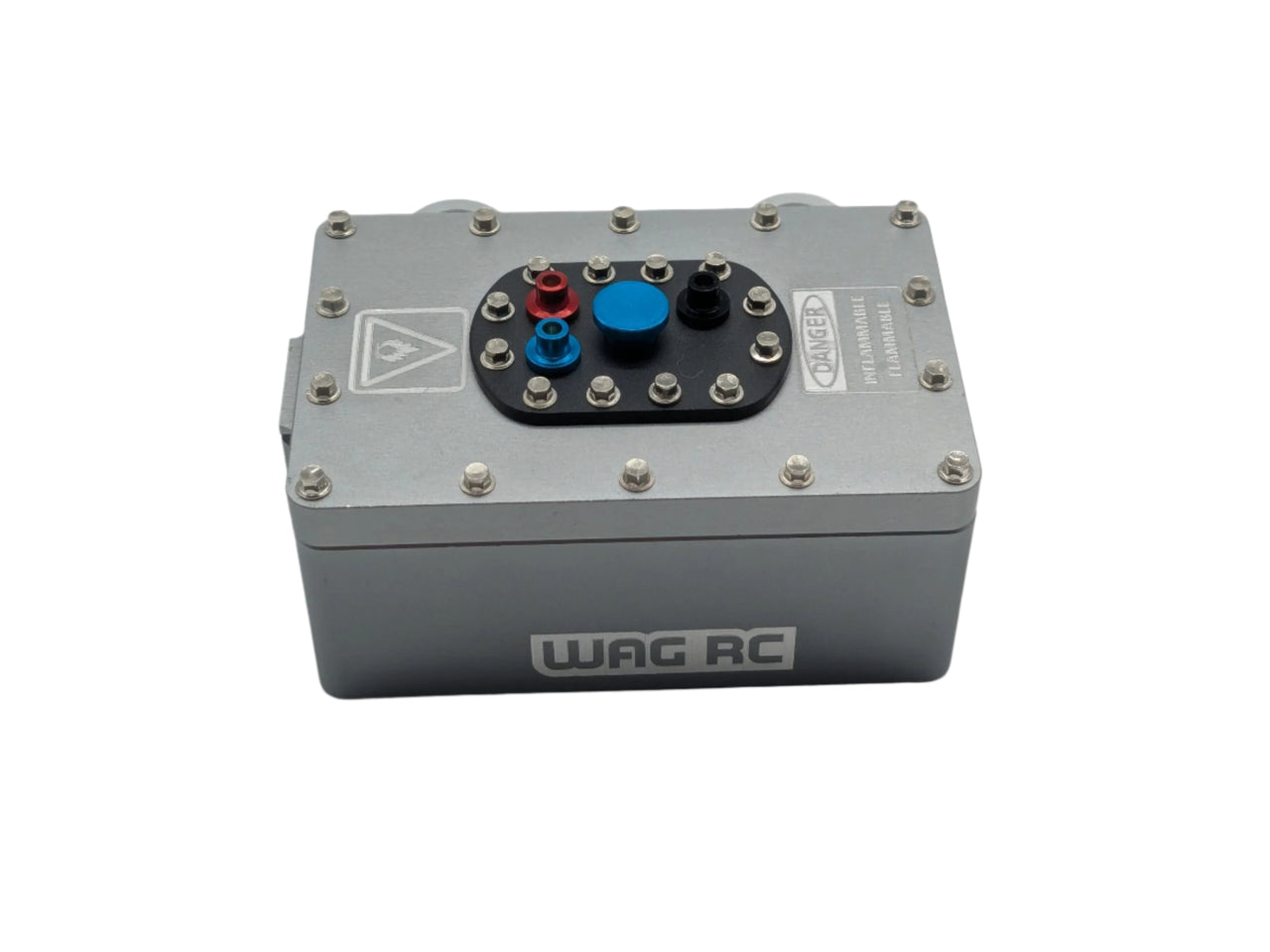 WAGACC10RVBSL1 Silver Aluminum Case for RC Receiver