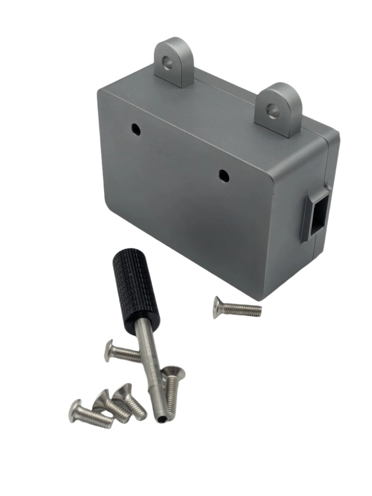 WAGACC10RVBSL1 Silver Aluminum Case for RC Receiver