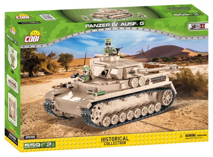 COBI-2546 COBI 559 PCS COLECCIÓN HISTÓRICA Segunda Guerra Mundial /2546/ PANZERKAMPFWAGEN IV AUSF.