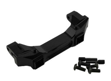 HDTUP02033A Hobby Details Traxxas TRX-4 Aluminum Front Bumper Mount - Black