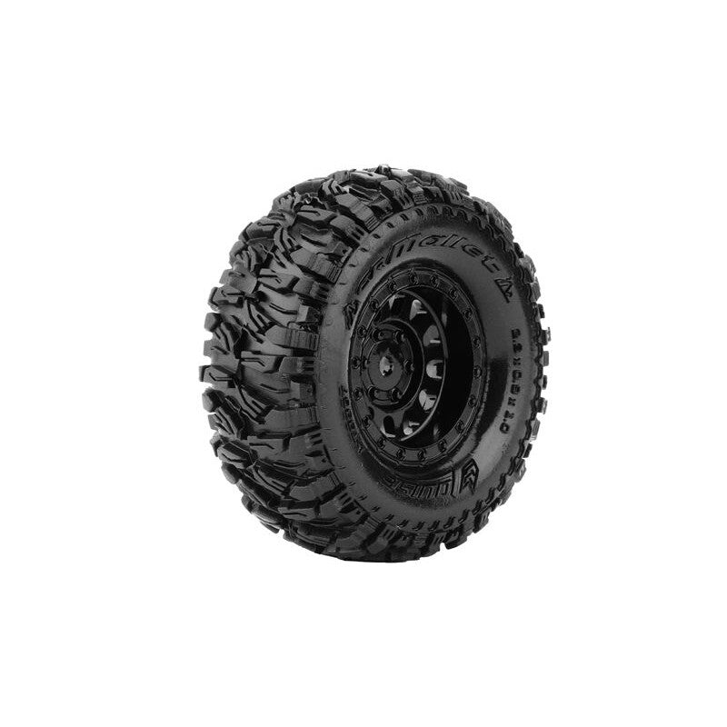 L-T3367VB LOUISE RC CR-MALLET 1-18/1-24 SUPER SOFT BLACK 1.0 7MM ( 2 )