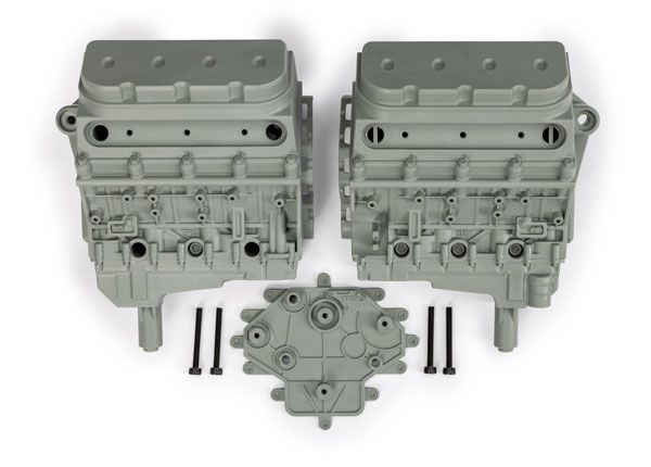 10981-GRAY Bloc moteur Traxxas/3X25 Cs (4)