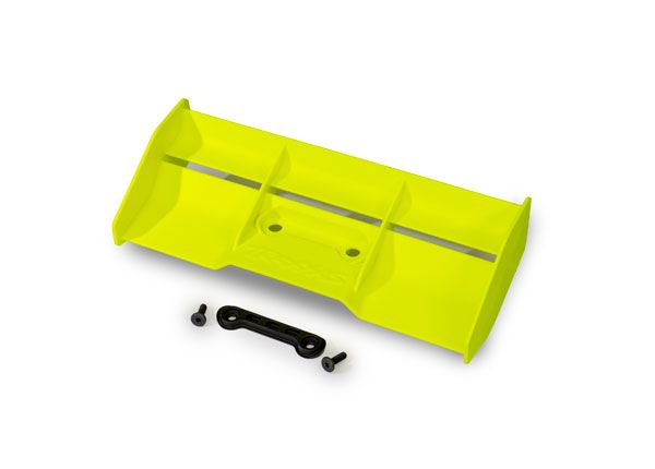 9019-YLW Traxxas Wing (yellow)/ wing washer/ 4x12mm FCS (2)