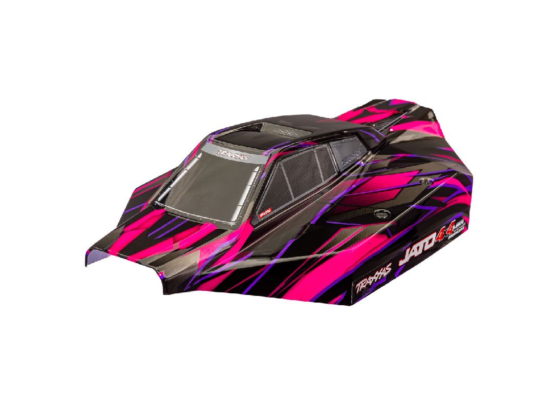 9060-PINK Carrosserie Traxxas, Jato 4X4 VXL, rose (peinte, décalcomanies appliquées)