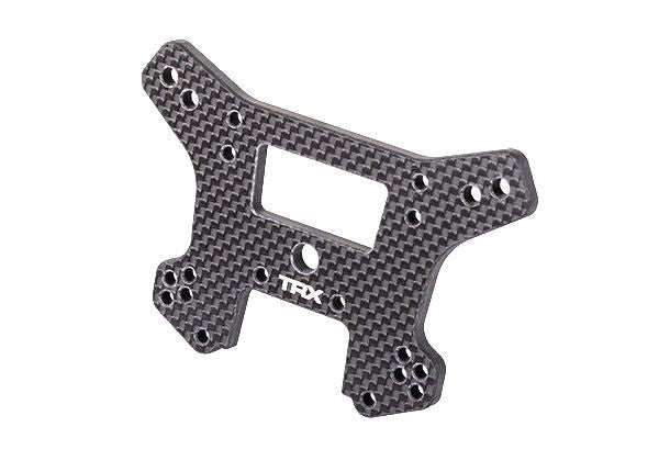 9640 Traxxas Shock Tower, frontal, 5 mm (fibra de carbono) (se adapta a trineo)