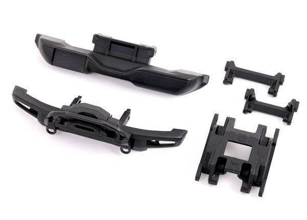 Parachoques delantero Traxxas 9735A con soportes para cabrestante/parachoques trasero/parachoques