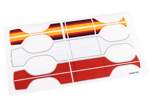 9829 Traxxas Decal sheet, 1/18 scale TRX-4M™ Ford F-150 Truck