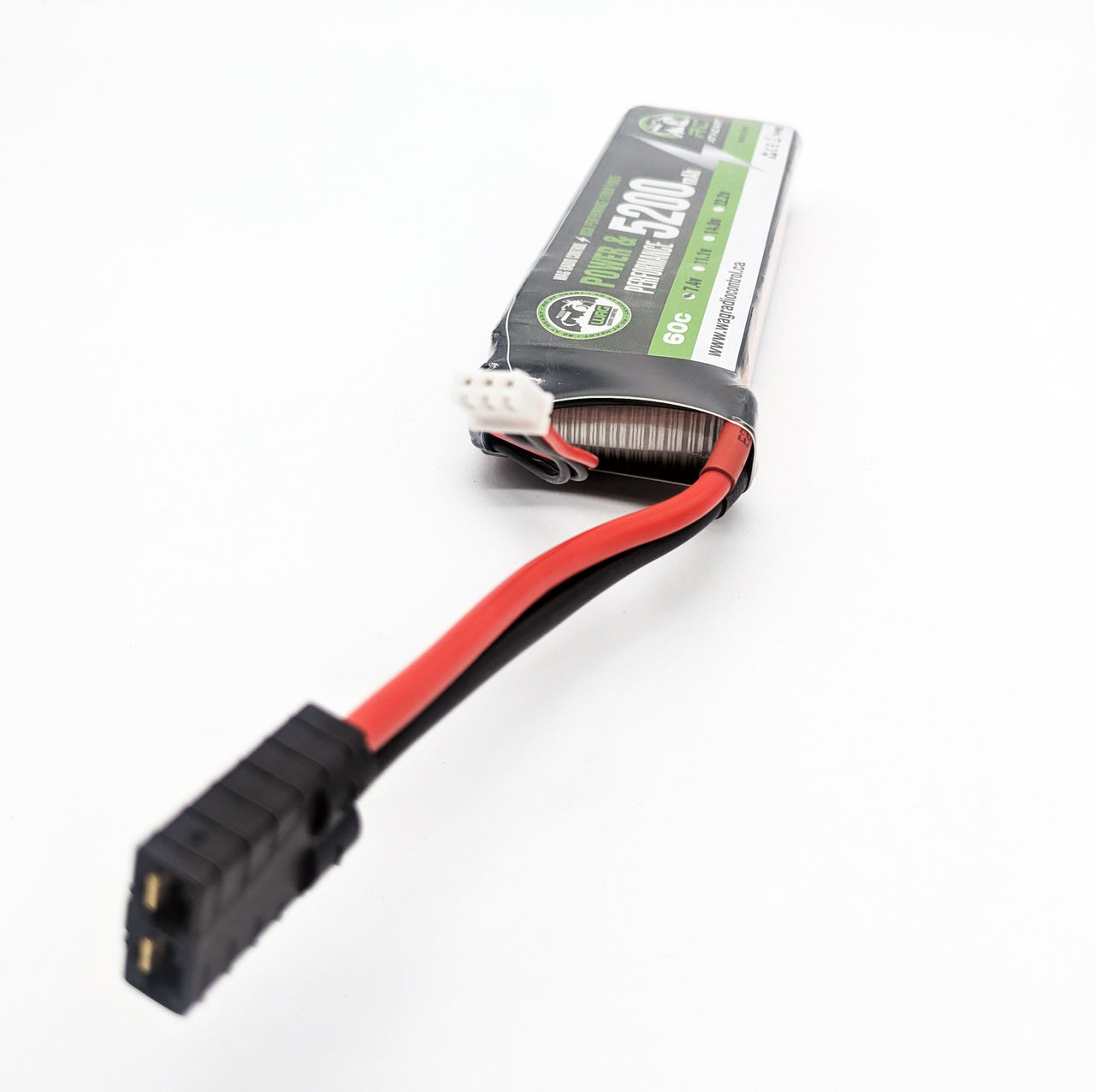 WAGB2S5260STR WAG 2S 7.4v 5200mAh 60C Traxxas compatible Gen1 connector LiPo Battery