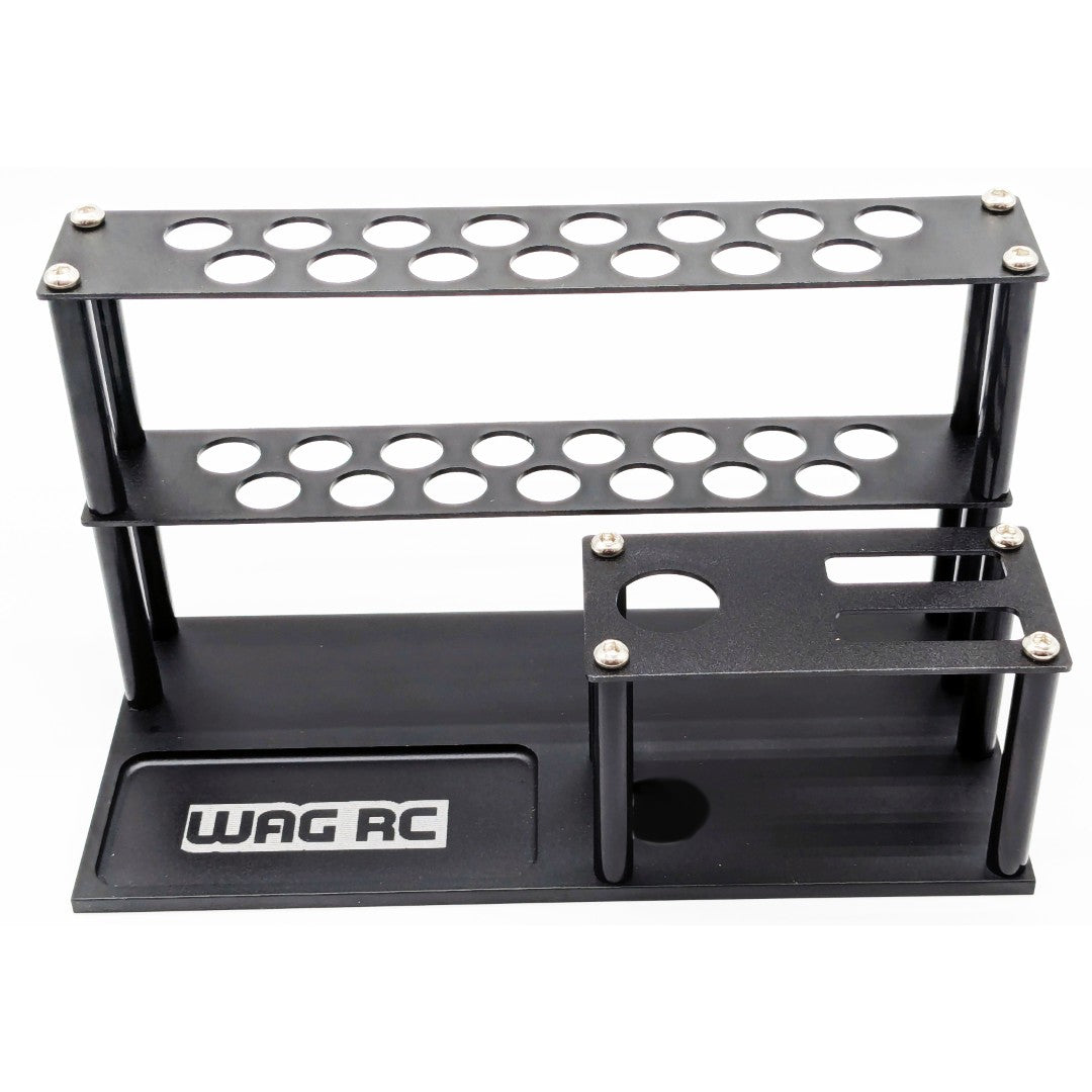 WAGTRBK01 Aluminium RC tool rack (Black)