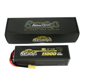 GEA11K4S100E5 Gens Ace Bashing Pro 14.8V 100C 4S2P 11000mah batterie Lipo avec prise EC5 pour Arrma 