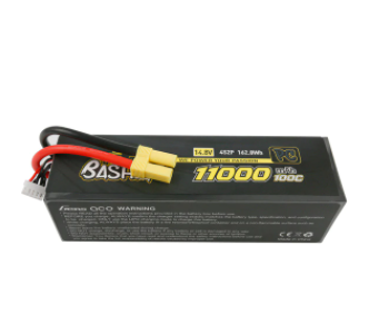 GEA11K4S100E5 Gens Ace Bashing Pro 14.8V 100C 4S2P 11000mah batterie Lipo avec prise EC5 pour Arrma 