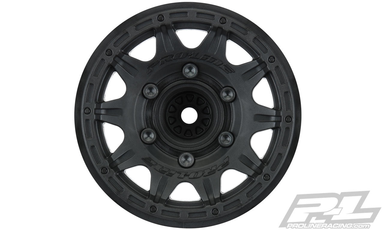 PRO277403 Raid 2.8" Black 6x30 Removable Hex Wheels for Stampede®/Rustler® 2wd & 4wd Front and Rear