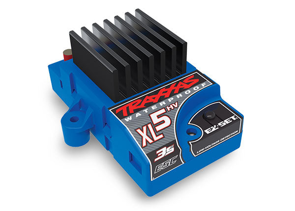 3025 XL-5HV Control electrónico de velocidad 3s, resistente al agua (detección de bajo voltaje, avance/retroceso/freno)