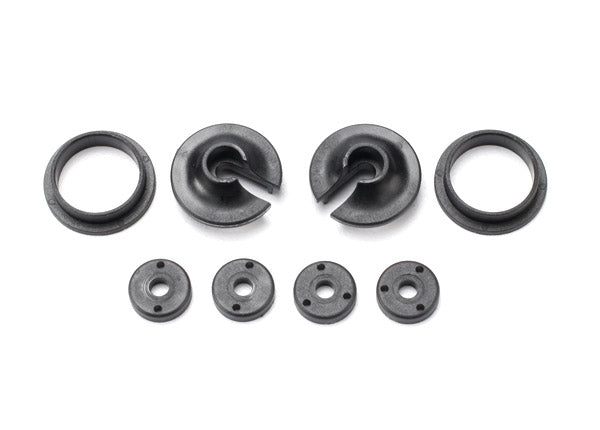 3768 Supports de ressort, supérieur et inférieur (2)/ jeu de têtes de piston (2 trous (2)/ 3 trous (2))