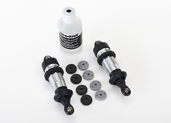 5460 Amortisseurs GTR aluminium (assemblés) (2) (sans ressorts)