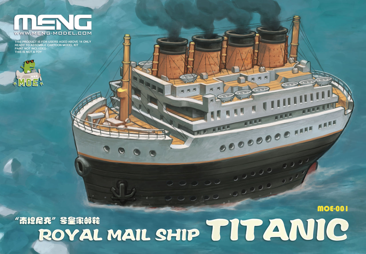 MENG MOE-001 ROYAL MAIL SHIP TITANIC TOON MODEL