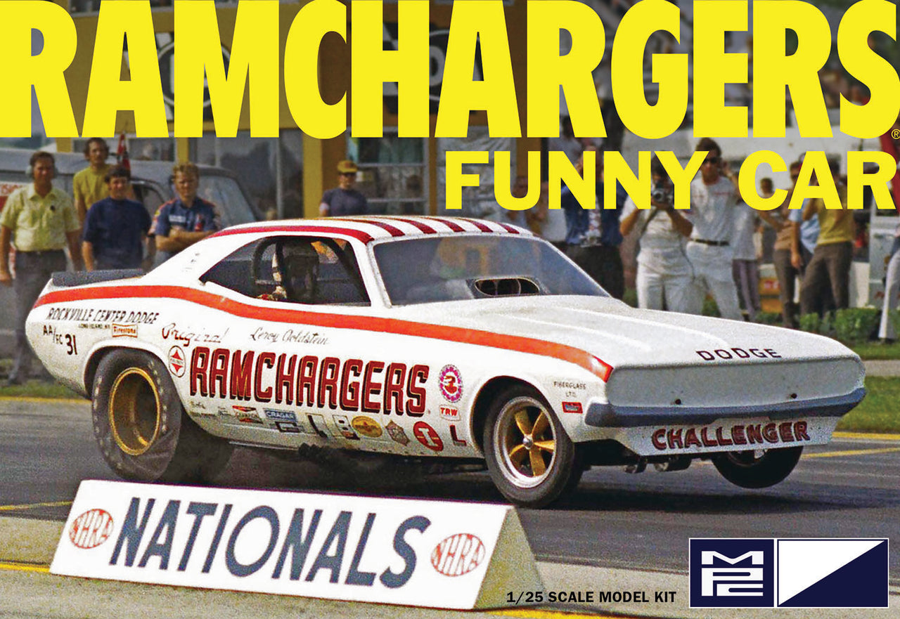 MPC964 RAMCHARGERS DODGE CHALLENGER VOITURE DRÔLE (1/25)