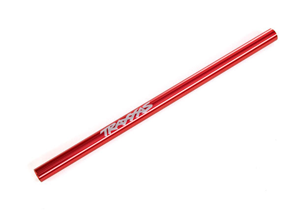 6755R Eje de transmisión, central, aluminio 6061-T6 (anodizado en rojo)