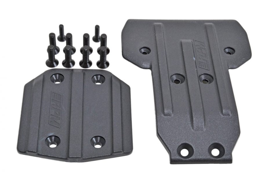 73182 Front & Rear Skid Plates for the Losi Tenacity