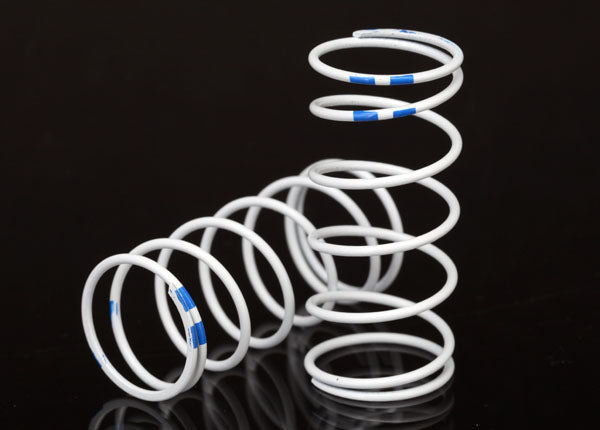 7448  Spring, shock, white (GTR long) (0.892 rate blue) (1 pair)